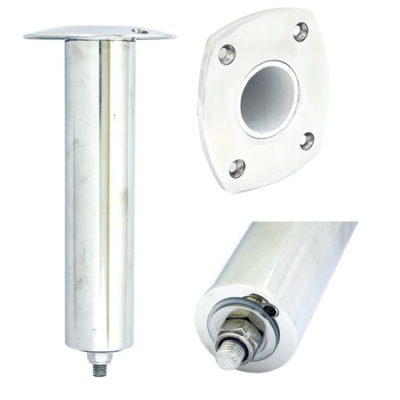 Tigress 4 Hole Extra Long Swivel Rectangular Head Rod Holder - 0° 88522XL